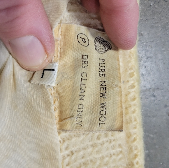 Vintage Icelandic wool jacket sweater women's large - Picture 14 of 14